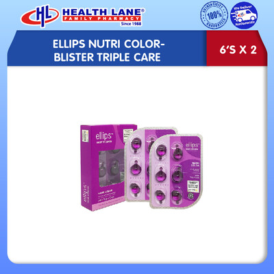 ELLIPS NUTRI COLOR-BLISTER TRIPLE CARE (6'Sx2)